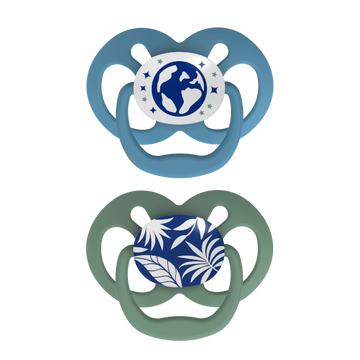 Dr Brown's Advantage Night Σιλικόνης για Αγόρι 6-18m 2τμχ